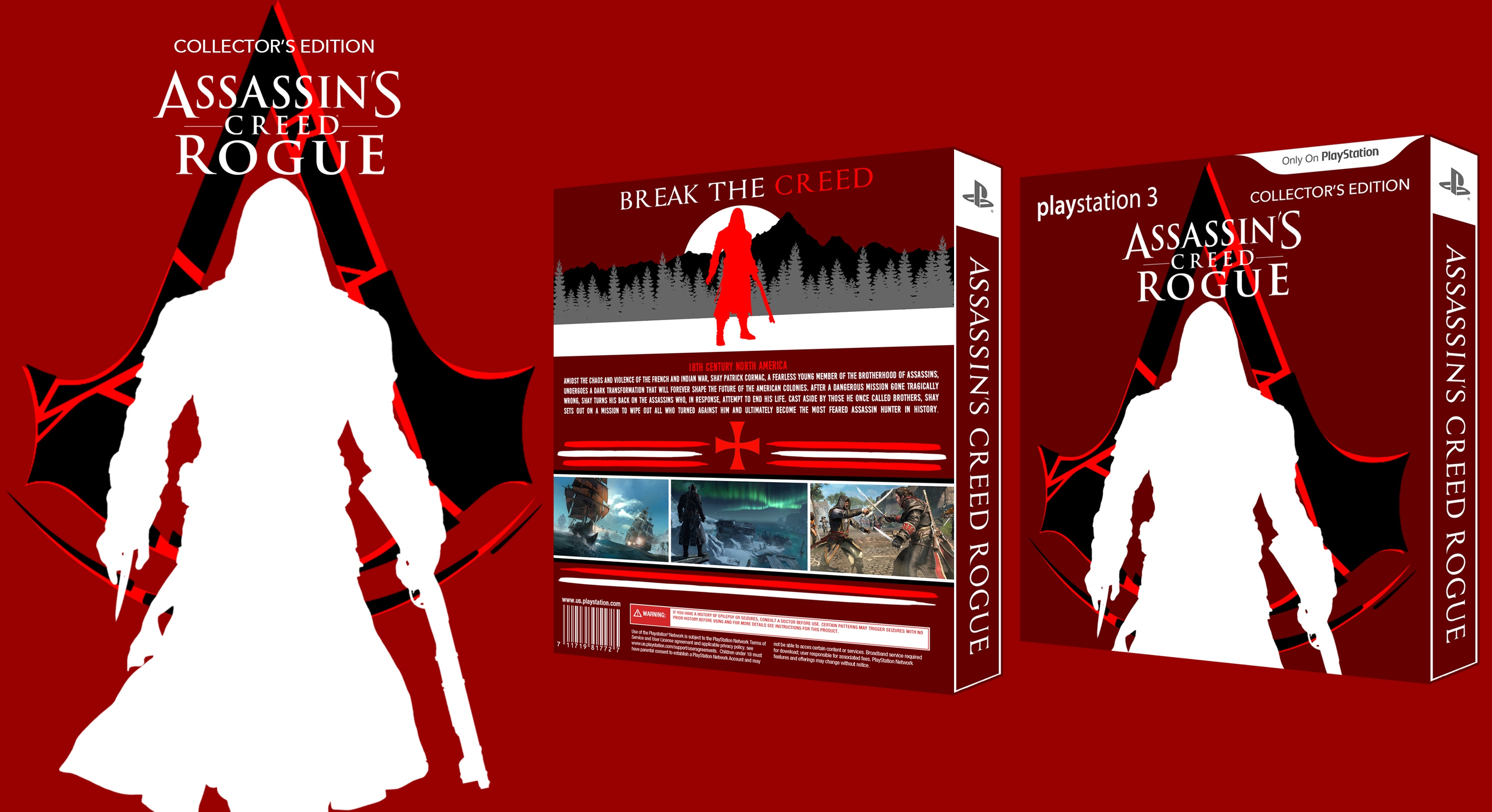 Assassin S Creed Rogue Collector S Edition Playstation Box Art
